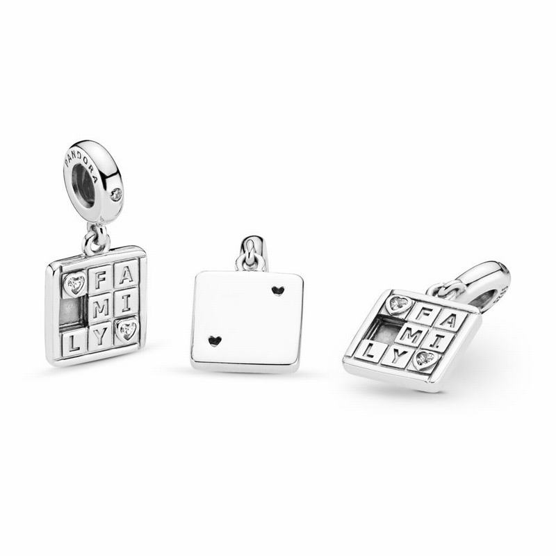 Pandora Family Game Night Dangle Charm Silver Egypt IB9867342